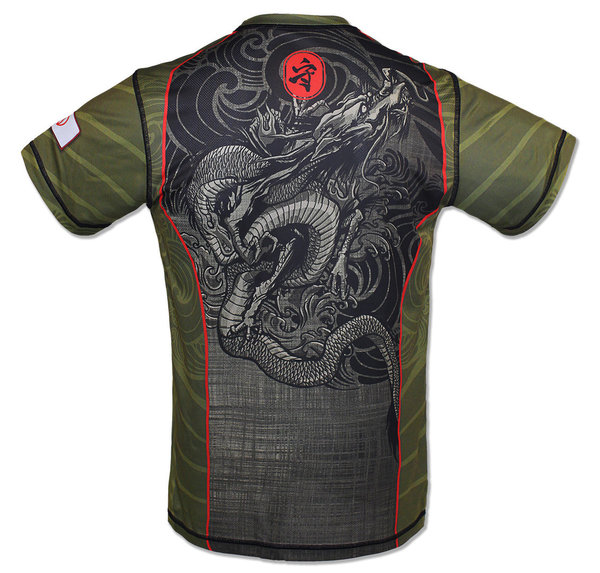 INKnBURN Men's Endurance Dragon Tech Shirt s/s