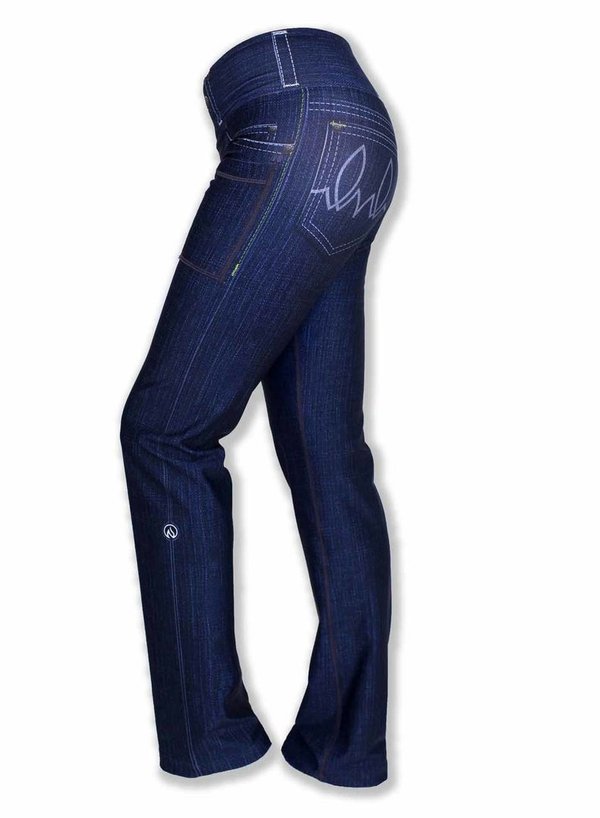 INKnBURN Women's Blue Performance Denim Pants