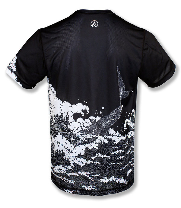 INKnBURN Men's Whale Tech Shirt
