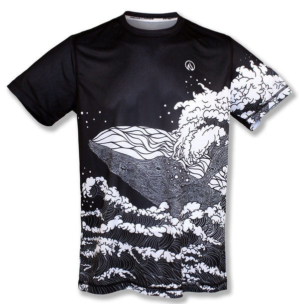 INKnBURN Men's Whale Tech Shirt