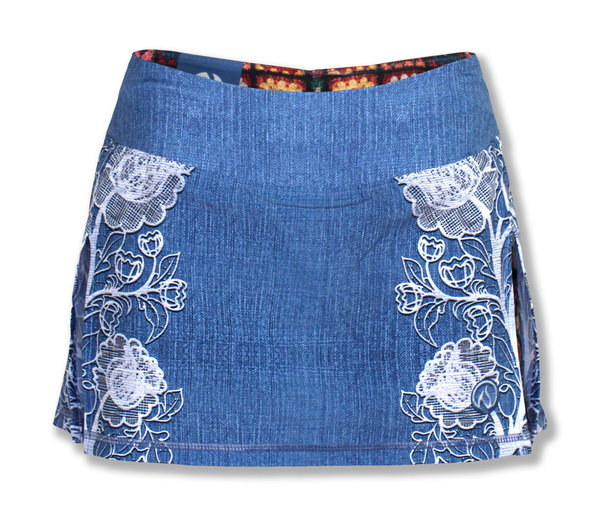 INKnBURN Women's Boho Lace Sports Skirt