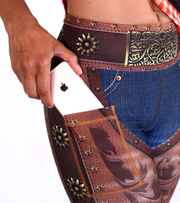 INKnBURN Women's Wild West Performance Denim Pants