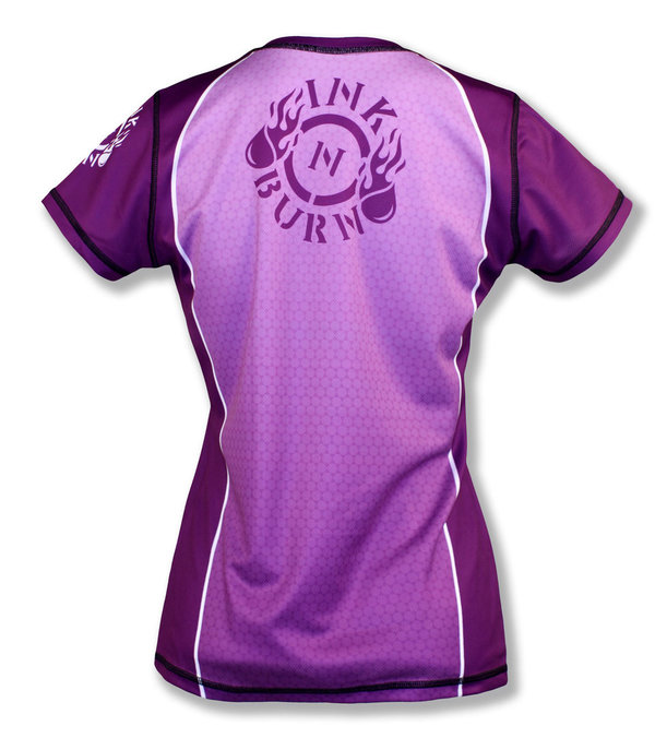 INKnBURN Women's Purple Run or Die Tech Shirt