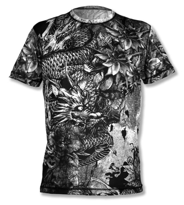 INKnBURN Men's Dragon Tech Shirt