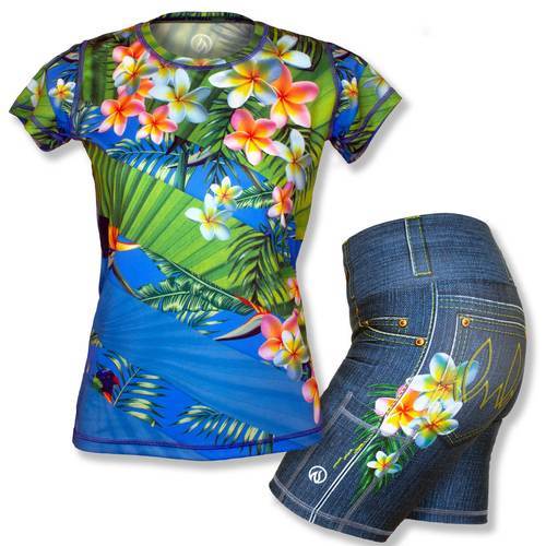 INKnBURN Women's Aloha Tech Shirt
