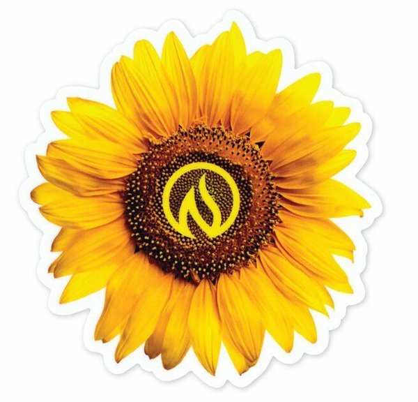 INKnBURN Sunflower Sticker