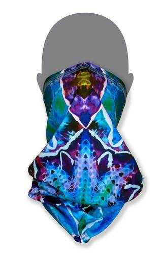 INKnBURN Women's Tie Dye Mandala Tech Tube
