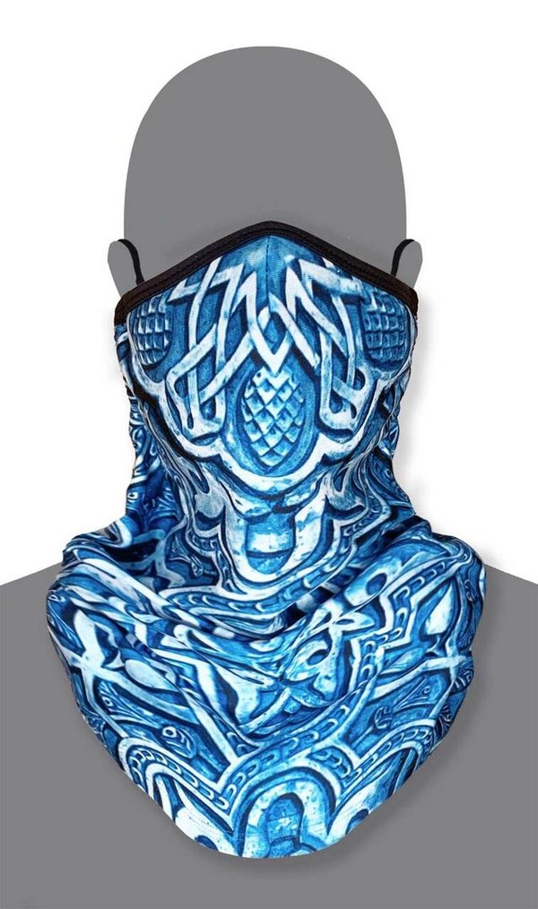 INKnBURN Celtic Mandala 3-Layer Mask Tube