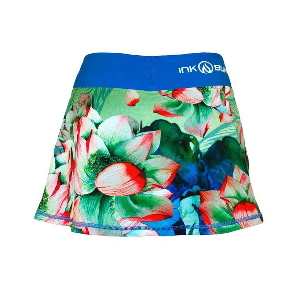 INKnBURN Women's Water Lotus Sports Skirt