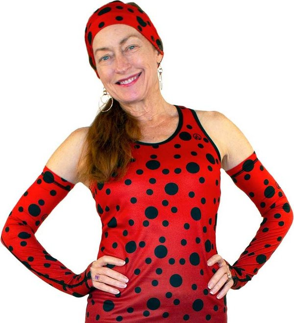 INKnBURN Women's Ladybug No-Slip Headband