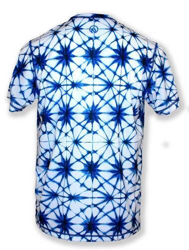 INKnBURN Men's Shibori Star Tech Shirt