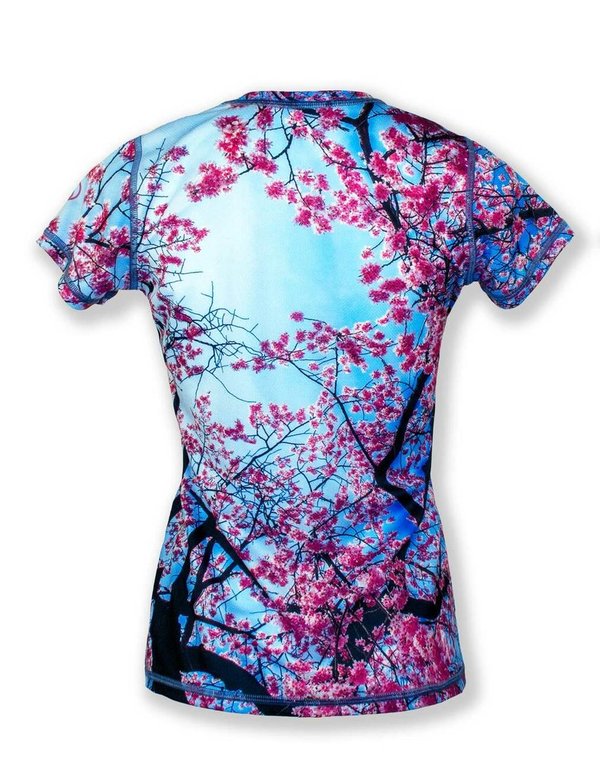 INKnBURN Women's Cherry Blossom Tech Shirt