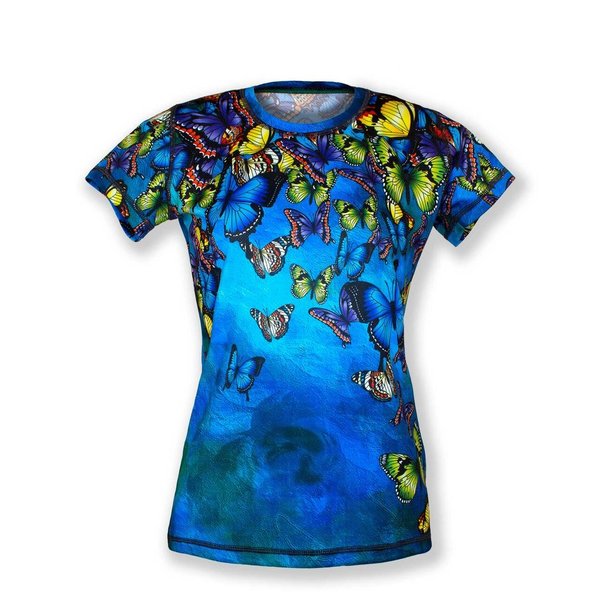 INKnBURN Women's Kaleidoscope Tech Shirt