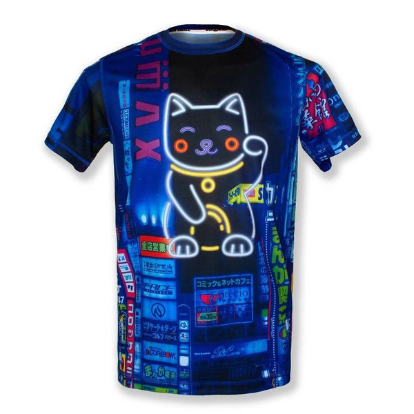 INKnBURN Men's Lucky Cat Tech Shirt