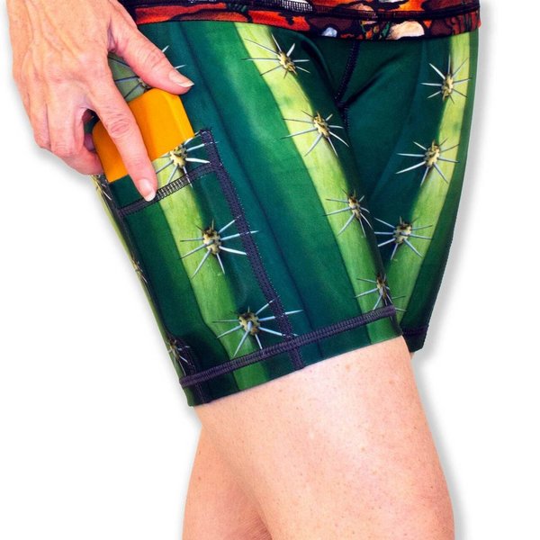 INKnBURN Women's Saguaro Cactus 6" Shorts