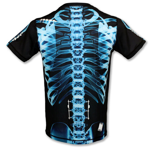 INKnBURN Men's Blue X-Ray Tech Shirt