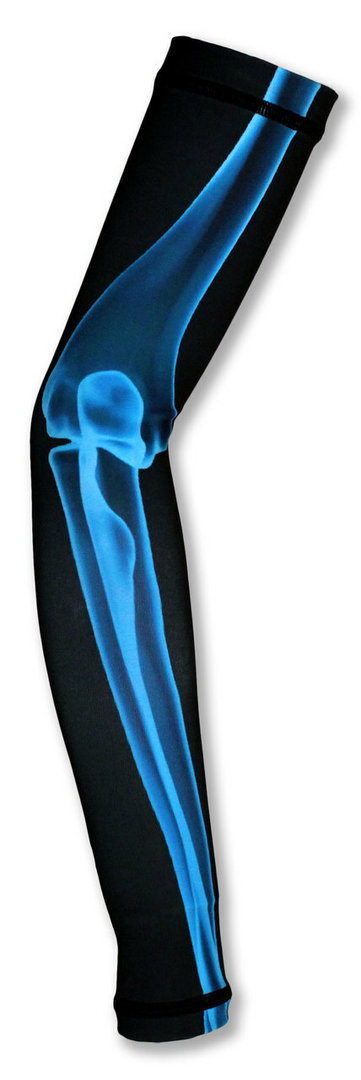 INKnBURN Unisex Blue X-Ray Arm Warmer Sleeves