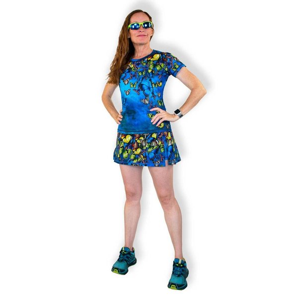 INKnBURN Women's Kaleidoscope Sports Skirt