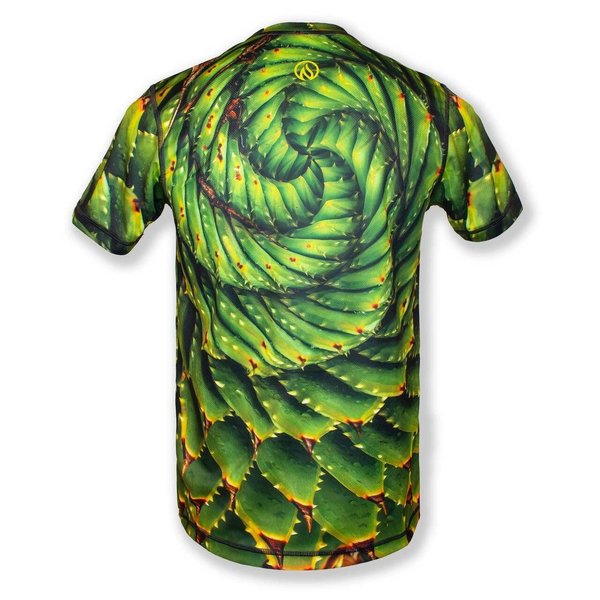 INKnBURN Men's Spiral Aloe Tech Shirt