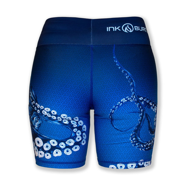 INKnBURN Women's Blue Octo 6" Shorts