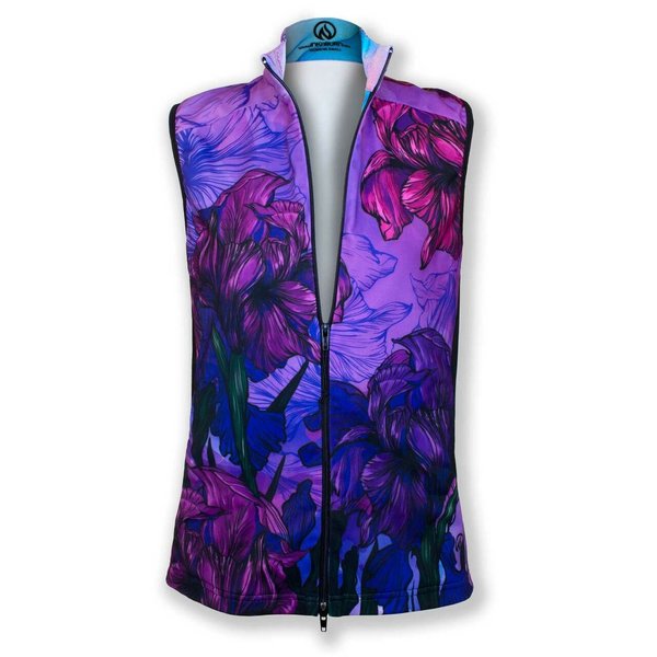 INKnBURN Women's Iris Zip Fleece Vest